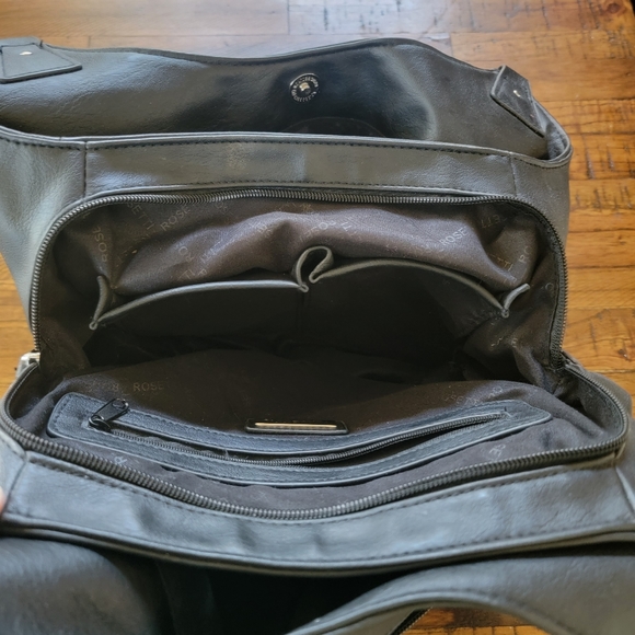 Rosetti Black Triple Section Shoulder Bag - Picture 12 of 15